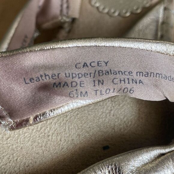 Liz Claiborne Flex Metallic Slide Sandals Size 6.5M - Picture 4 of 5